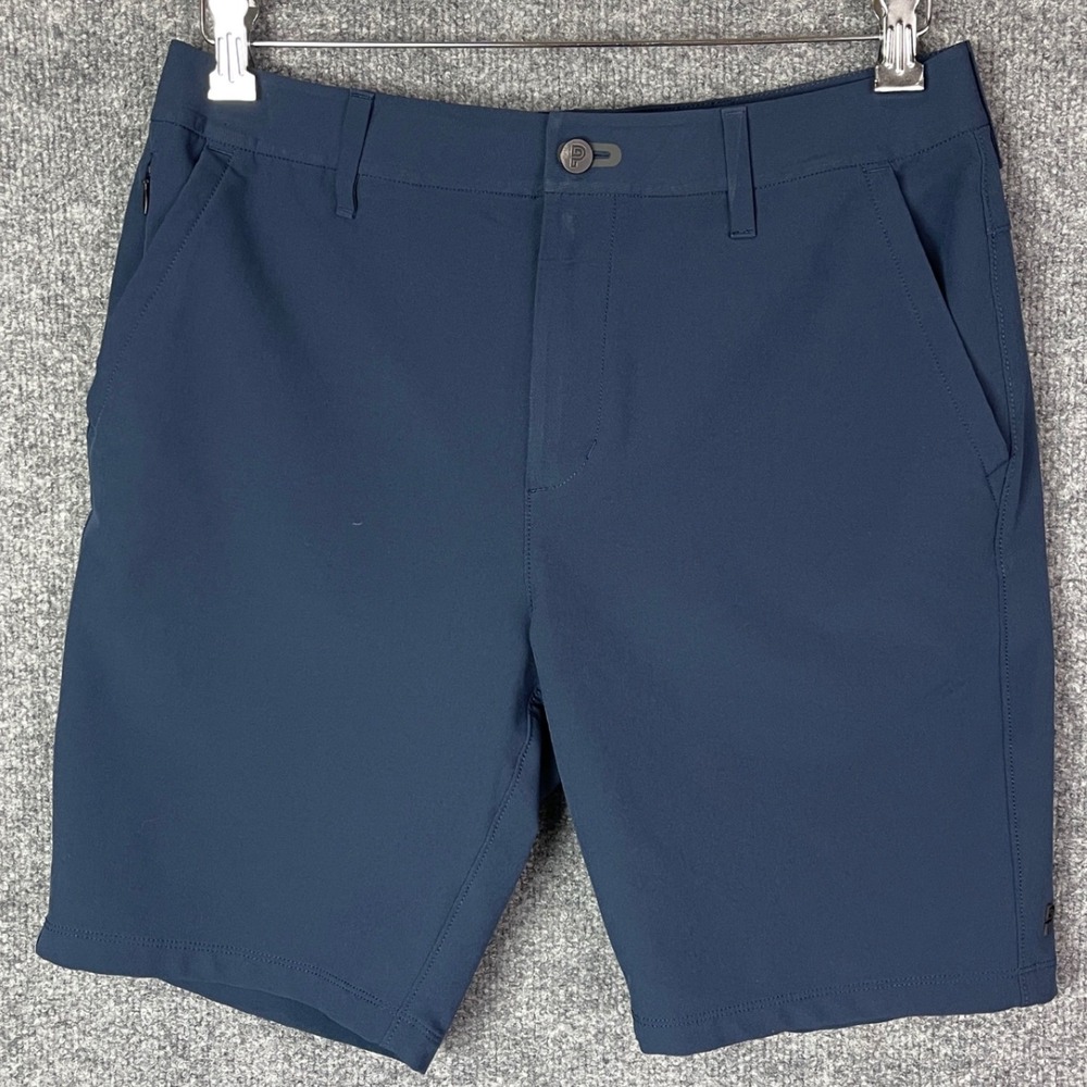 Public Rec All Day Every Day Shorts Mens 31 Blue Excellent Performance Stretch